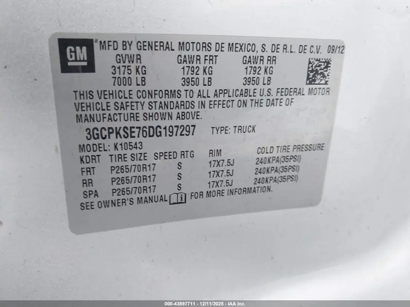 2013 CHEVROLET SILVERADO 1500 LT