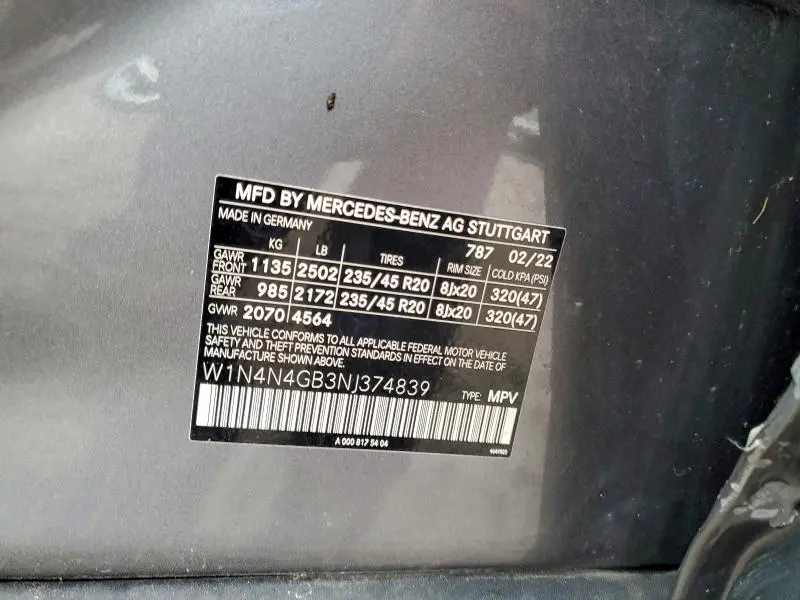 2022 MERCEDES-BENZ GLA 250  