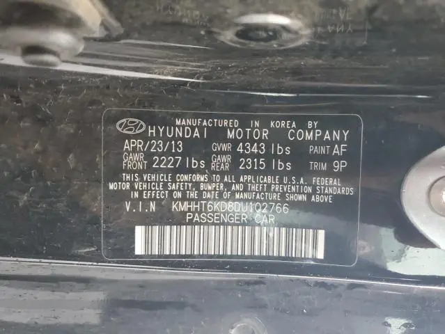 2013 HYUNDAI GENESIS COUPE 2.0T  