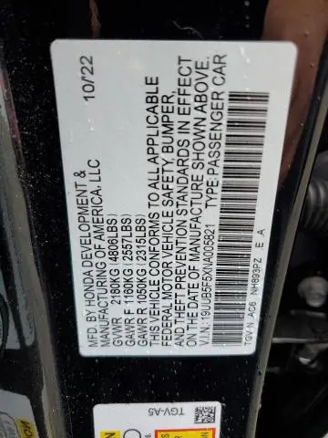 2022 ACURA TLX TECH A  