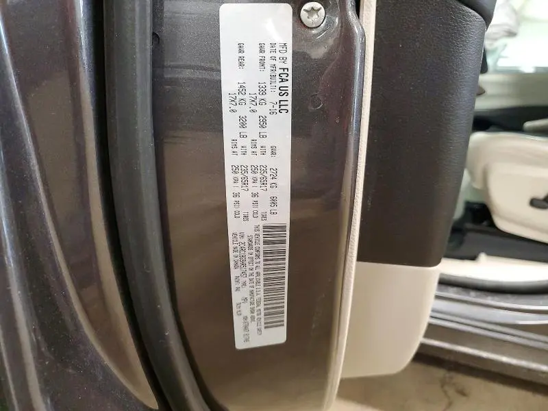 2017 CHRYSLER PACIFICA TOURING L  