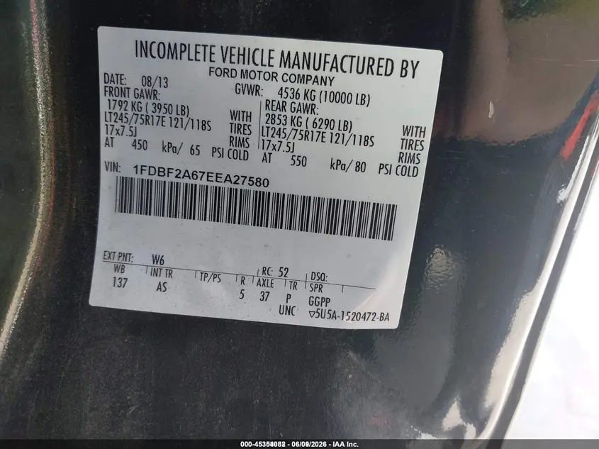 2014 FORD F-250 XL