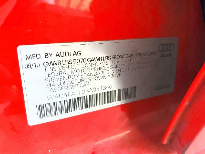 2011 AUDI A4 PRESTIGE  