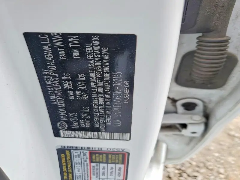 2022 HYUNDAI ELANTRA LIMITED  