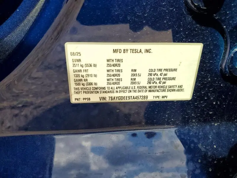 2026 TESLA MODEL Y   