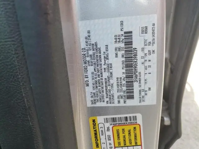 2014 FORD FUSION SE