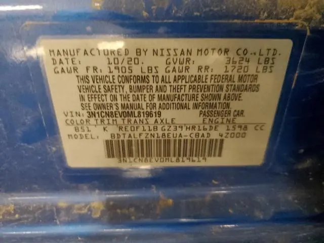 2021 NISSAN VERSA SV  