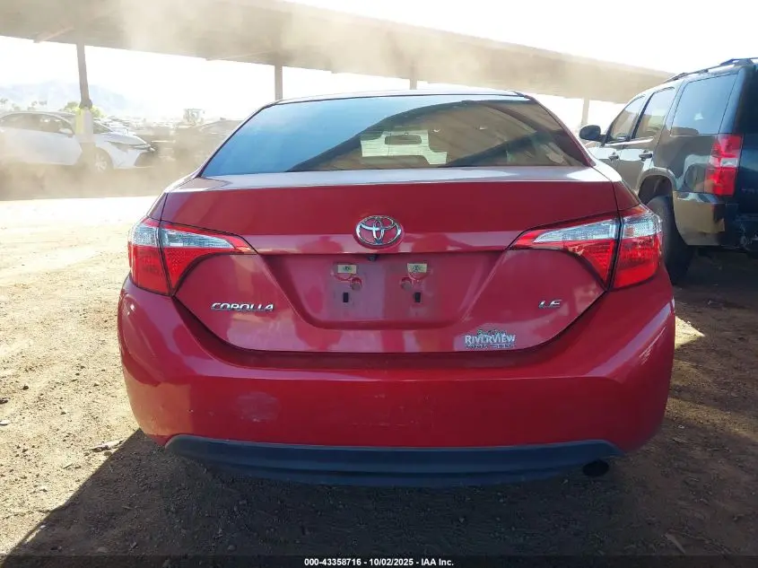 2016 TOYOTA COROLLA LE