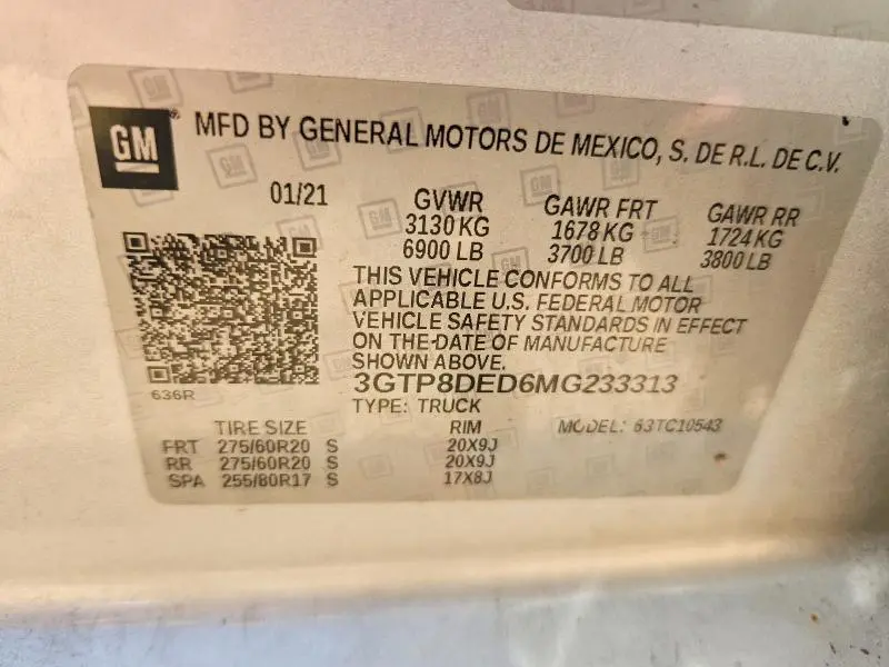 2021 GMC SIERRA C1500 SLT  