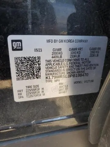 2023 CHEVROLET TRAILBLAZER LT  