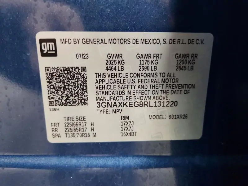 2024 CHEVROLET EQUINOX LT  