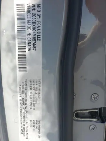 2021 DODGE CHARGER GT  