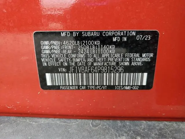 2023 SUBARU WRX PREMIUM  