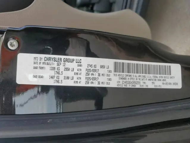 2013 DODGE GRAND CARAVAN SE  