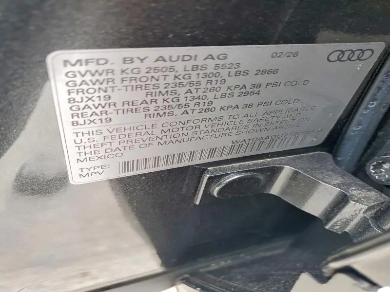 2026 AUDI Q5 SPORTBACK PREMIUM  