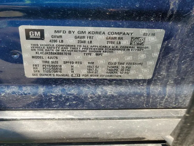 2019 BUICK ENCORE PREFERRED  