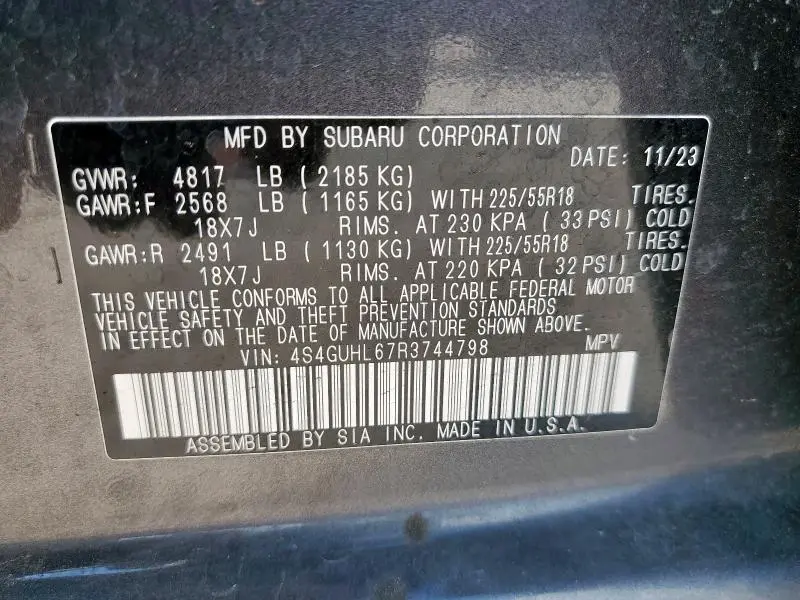 2024 SUBARU CROSSTREK LIMITED  