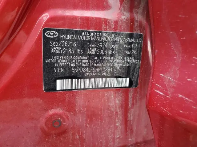 2017 HYUNDAI ELANTRA SE