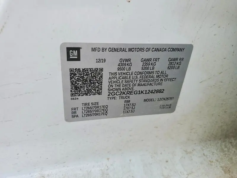 2019 CHEVROLET SILVERADO K2500 HEAVY DUTY  