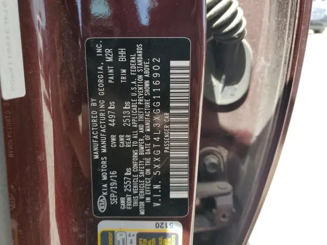 2016 KIA OPTIMA LX  