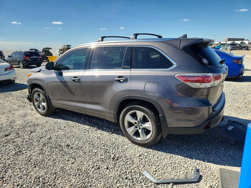 2016 TOYOTA HIGHLANDER LIMITED PLATINUM  