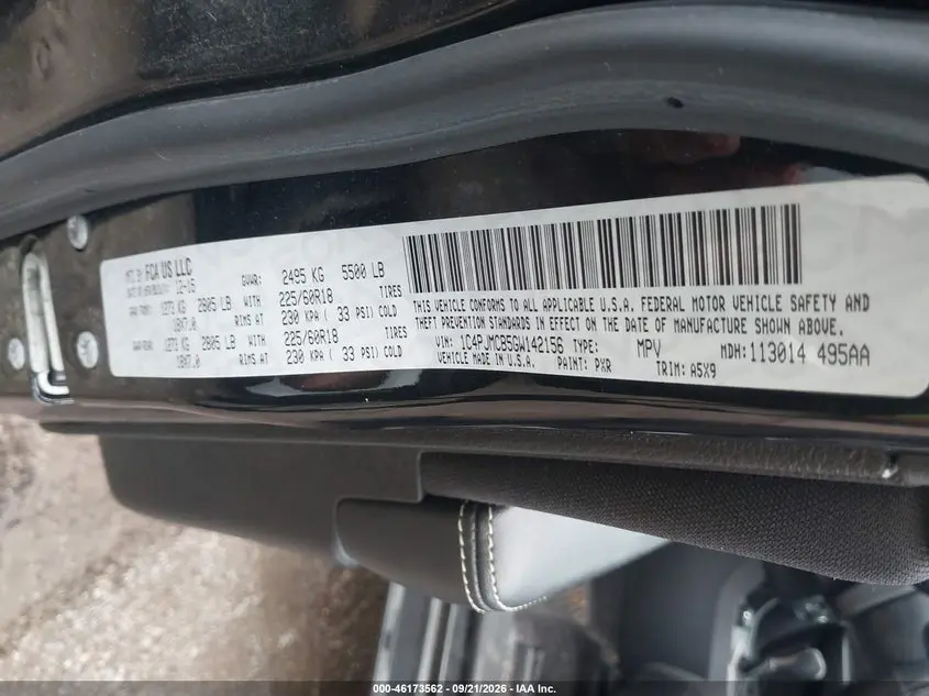 2016 JEEP CHEROKEE ALTITUDE