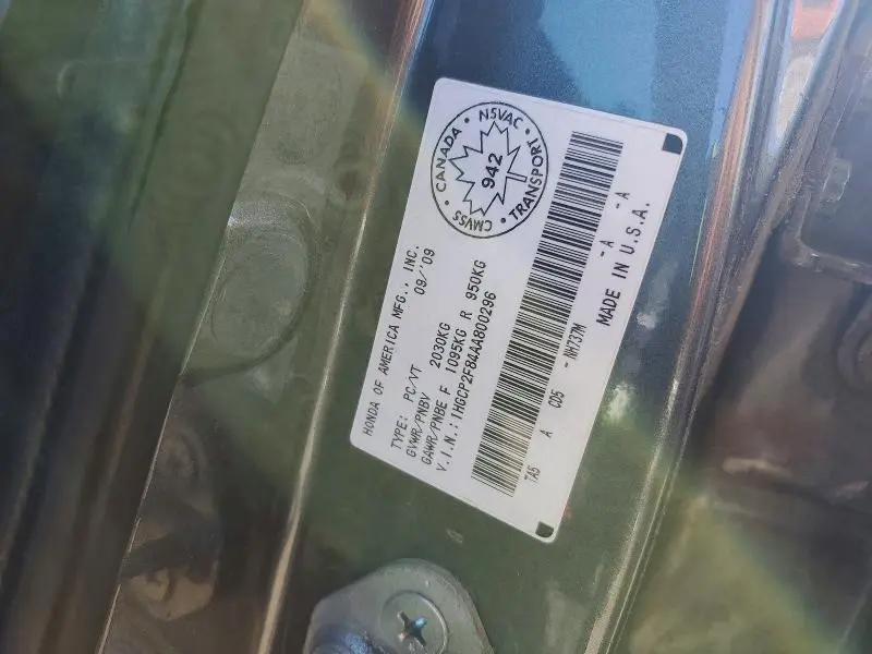 2010 HONDA ACCORD EXL  