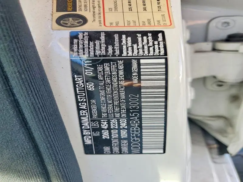 2011 MERCEDES-BENZ C 300  