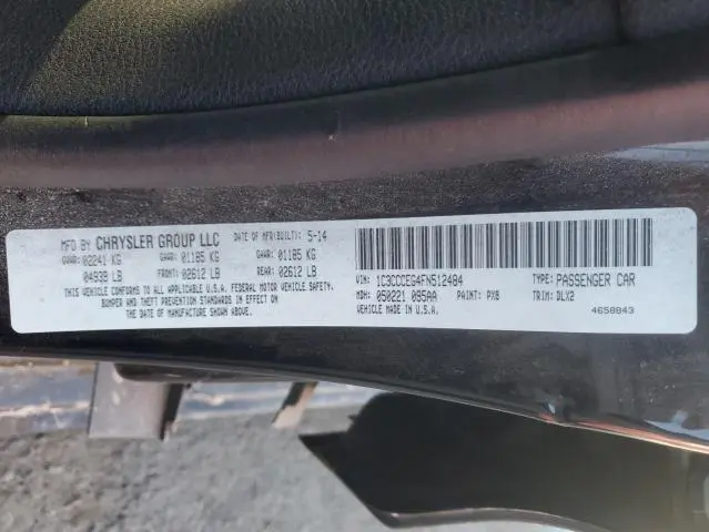 2015 CHRYSLER 200 C  
