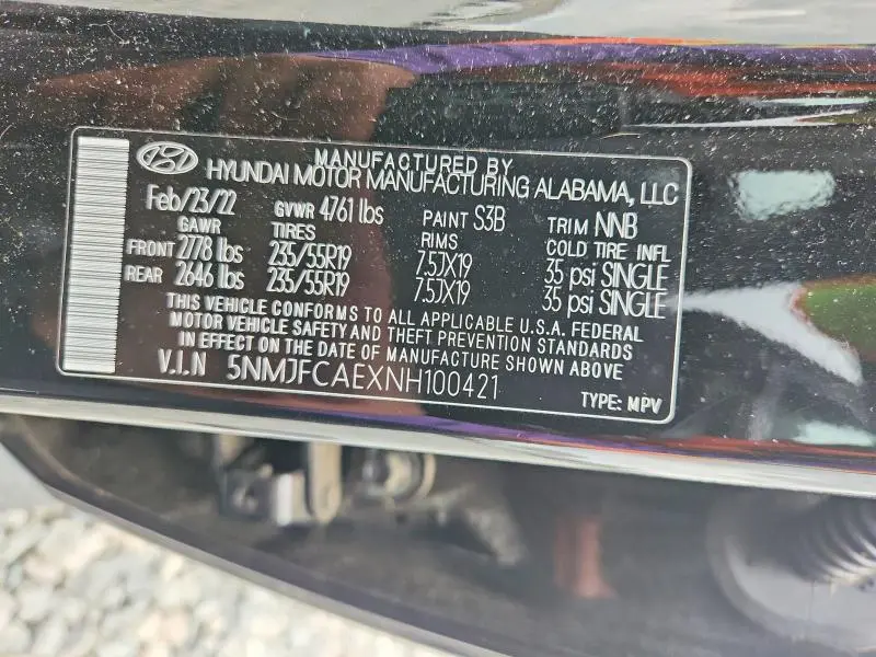 2022 HYUNDAI TUCSON SEL  