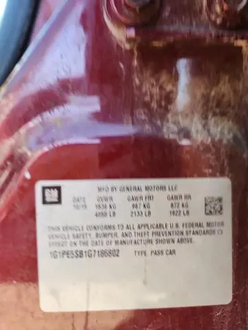 2016 CHEVROLET CRUZE LIMITED LT  