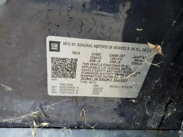 2019 CHEVROLET TRAX LS  