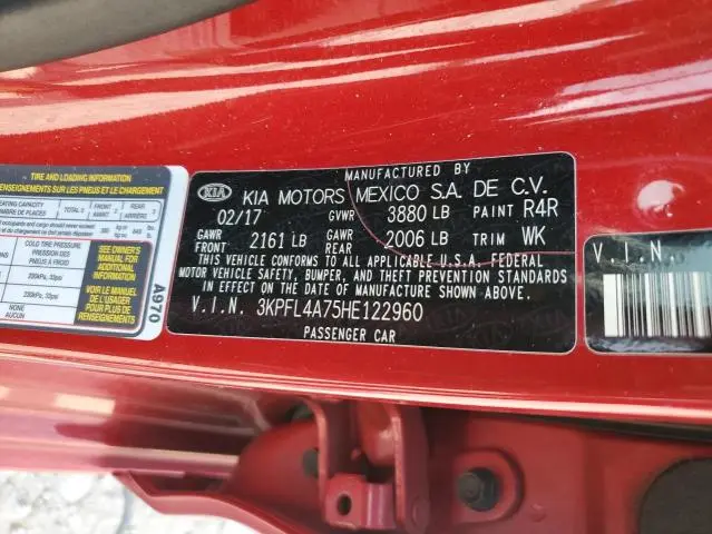 2017 KIA FORTE LX  
