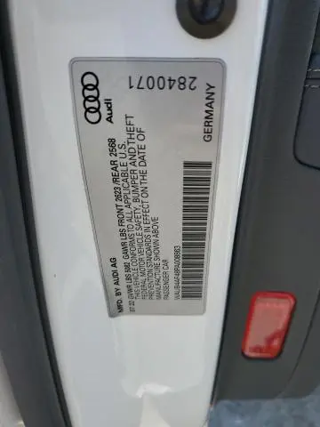 2023 AUDI S4 PREMIUM PLUS  