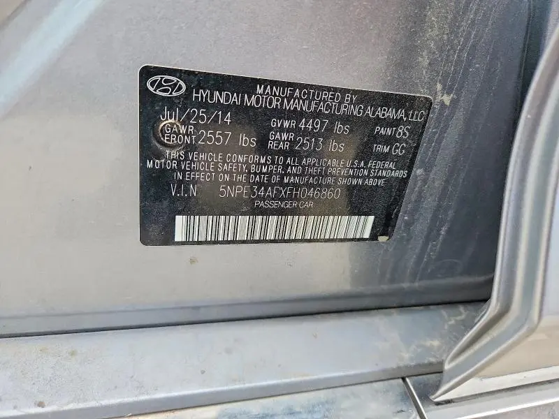 2015 HYUNDAI SONATA SPORT  