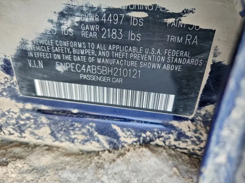 2011 HYUNDAI SONATA SE  