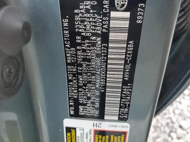 2010 TOYOTA CAMRY HYBRID  