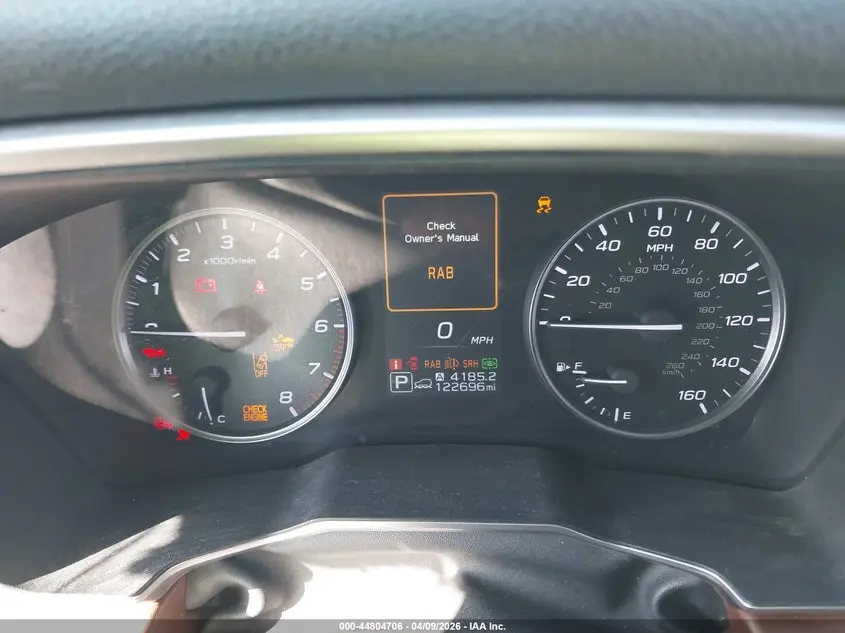 2020 SUBARU OUTBACK TOURING XT