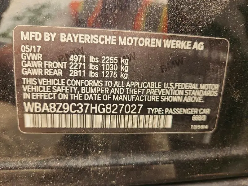 2017 BMW 330 XIGT  
