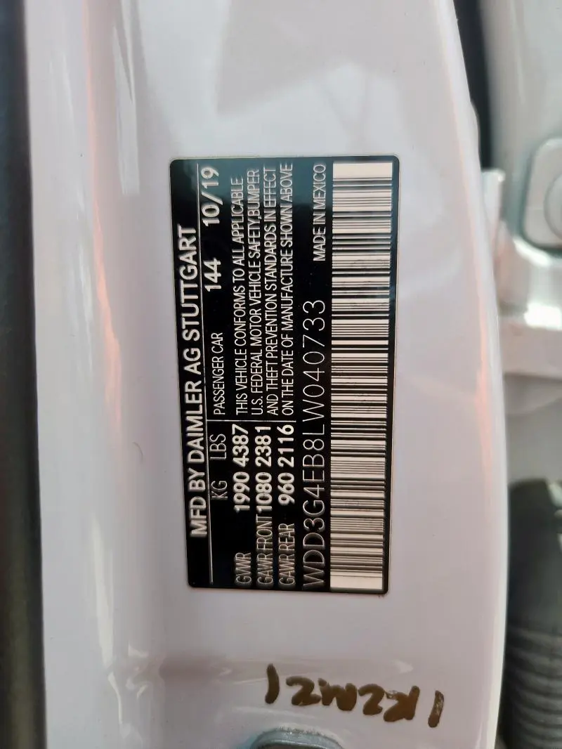 2020 MERCEDES-BENZ A 220  