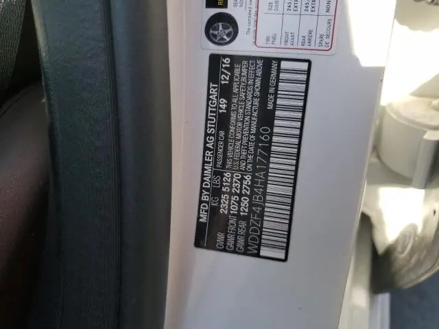 2017 MERCEDES-BENZ E 300  