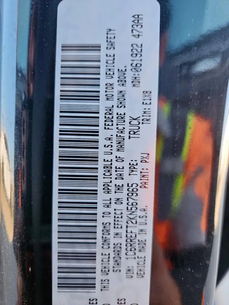 2019 RAM 1500 BIG HORN/LONE STAR  