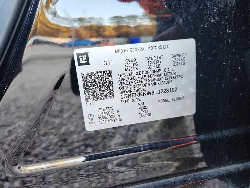 2020 CHEVROLET TRAVERSE PREMIER  