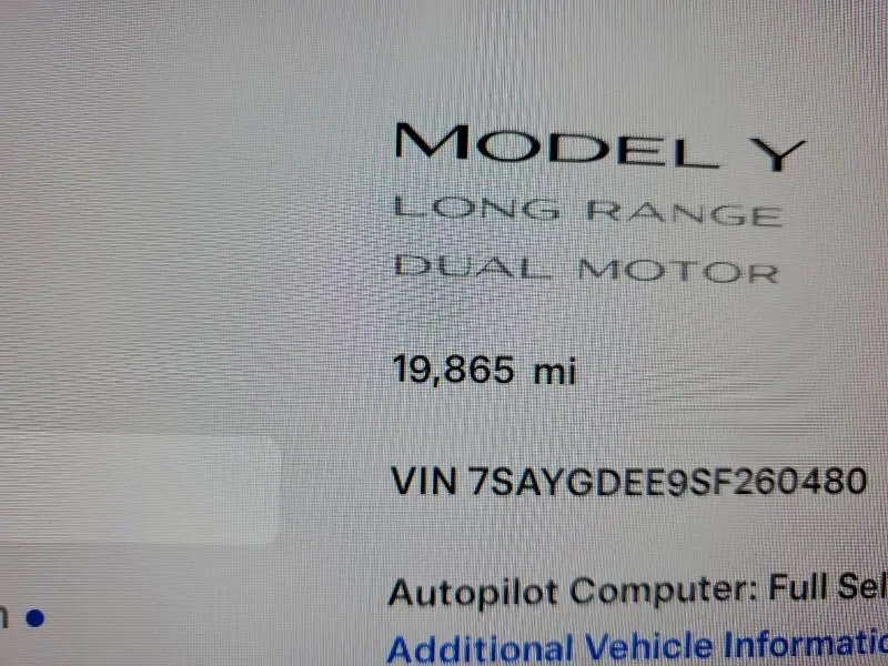 2025 TESLA MODEL Y   