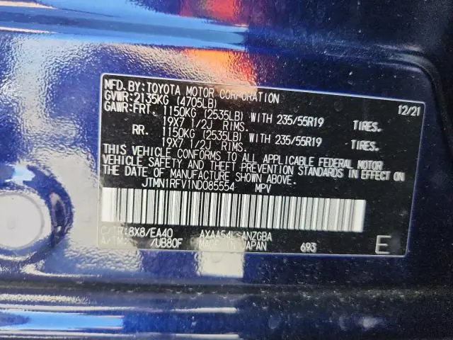 2022 TOYOTA RAV4 LIMITED  