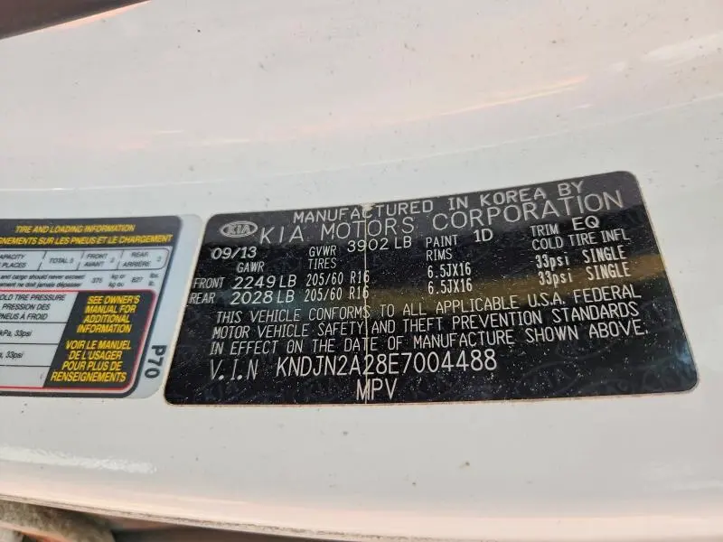 2014 KIA SOUL BASE  