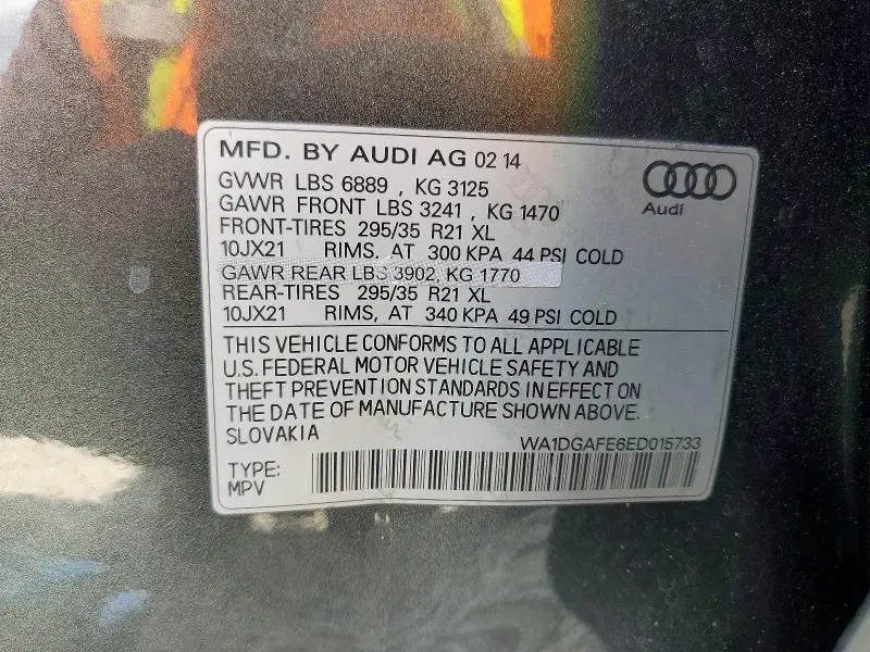2014 AUDI Q7 PRESTIGE  