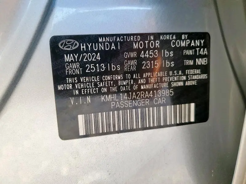 2024 HYUNDAI SONATA SEL  