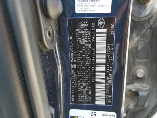 2021 TOYOTA CAMRY SE  