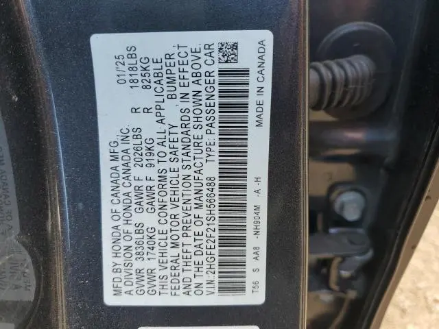 2025 HONDA CIVIC LX